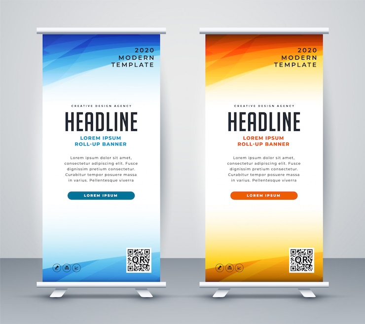 Vettore gratuito progettazione di modelli di banner professionali