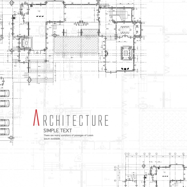 Vettore gratuito progettazione di sfondo architettonico