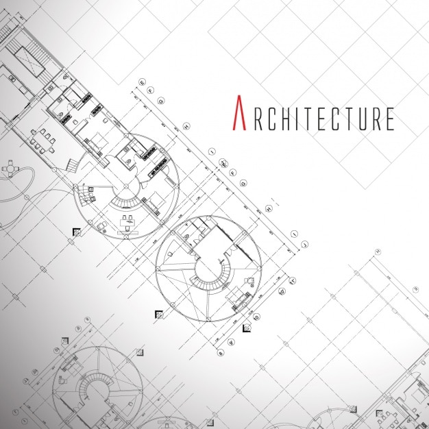 Vettore gratuito progettazione di sfondo architettonico