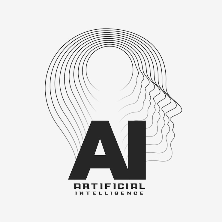 Vettore gratuito progettazione di sfondo del concetto di rete web futuristica di intelligenza artificiale