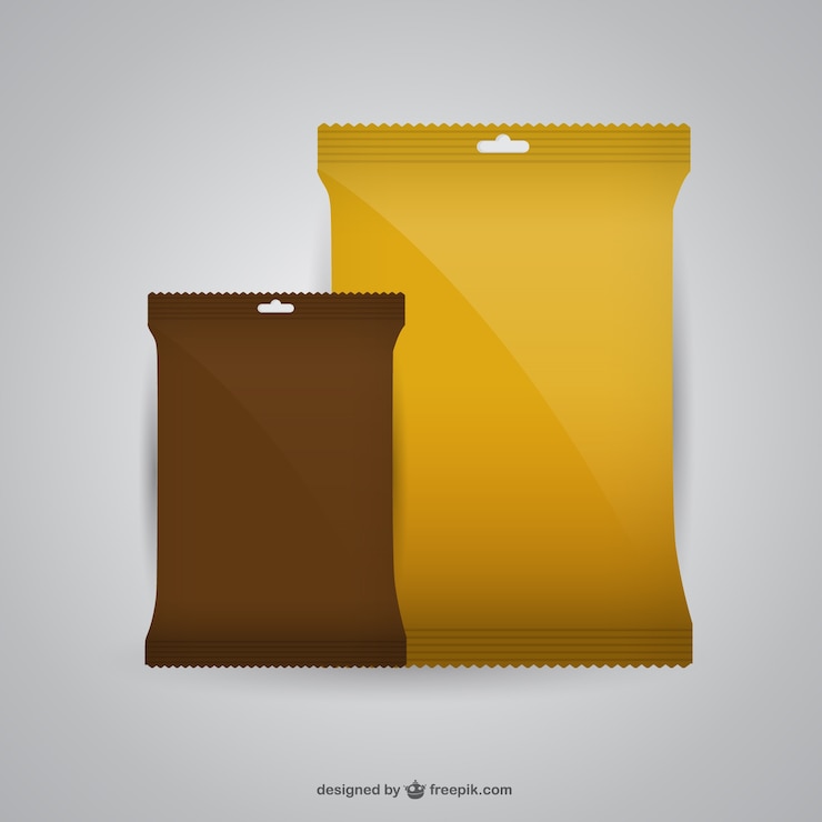 Vettore gratuito progettazione mockup di imballaggi
