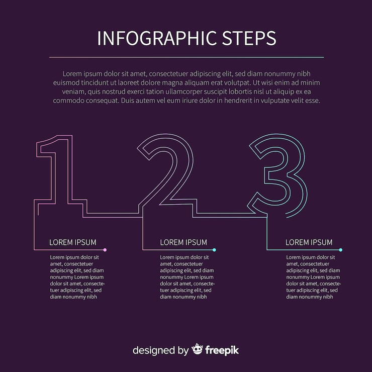 Vettore gratuito progettazione piana del modello di punti di infographic