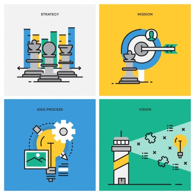 Vettore gratuito progetto passaggi da collezione design
