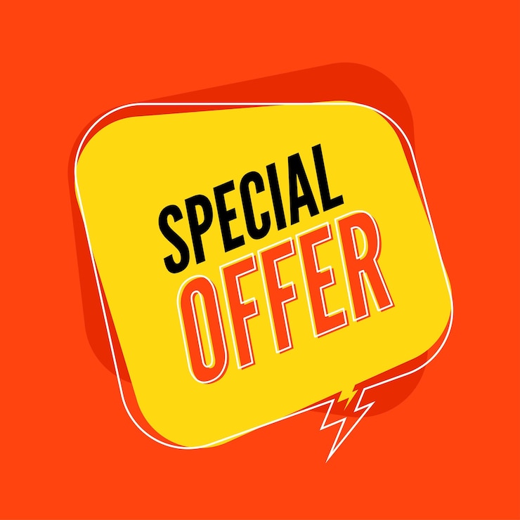 Vettore gratuito promozione dell'offerta di sconto del banner dell'etichetta dell'offerta di vendita