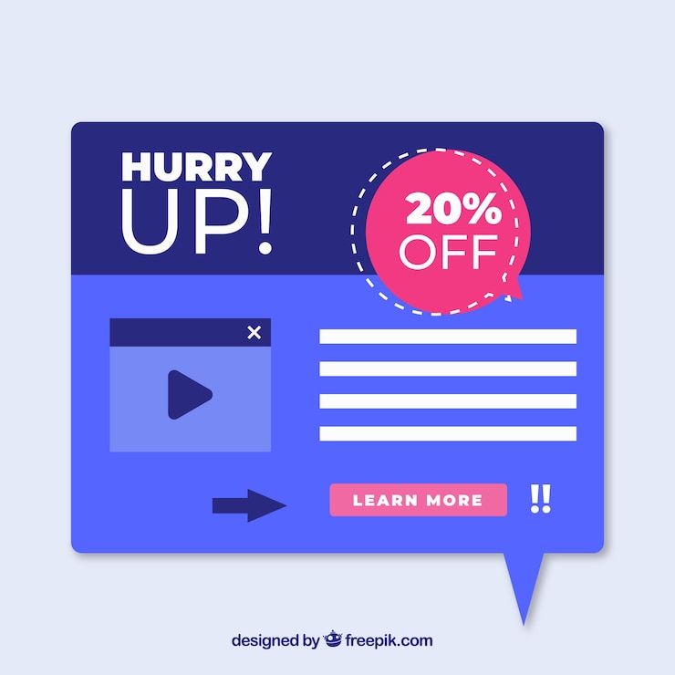 Vettore gratuito promozioni colorate con design piatto