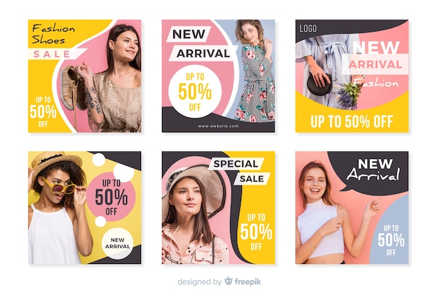 Raccolta del modello dell'alberino di Instagram con la foto