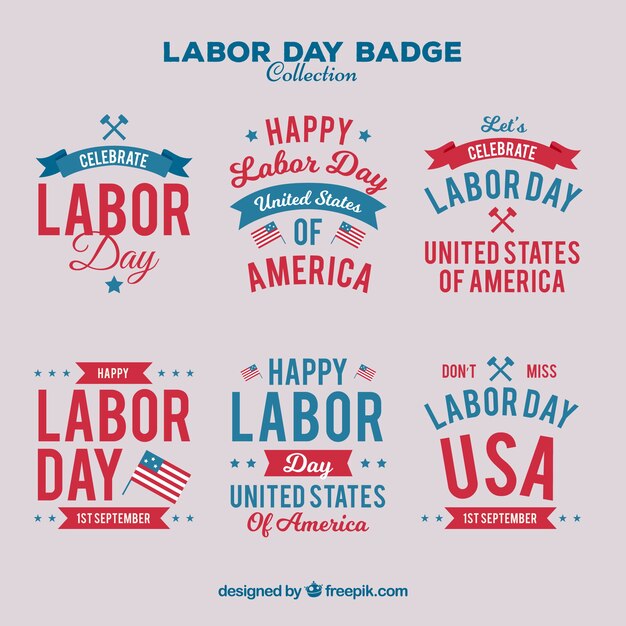 Raccolta di annata americana lavoro giorno insegna