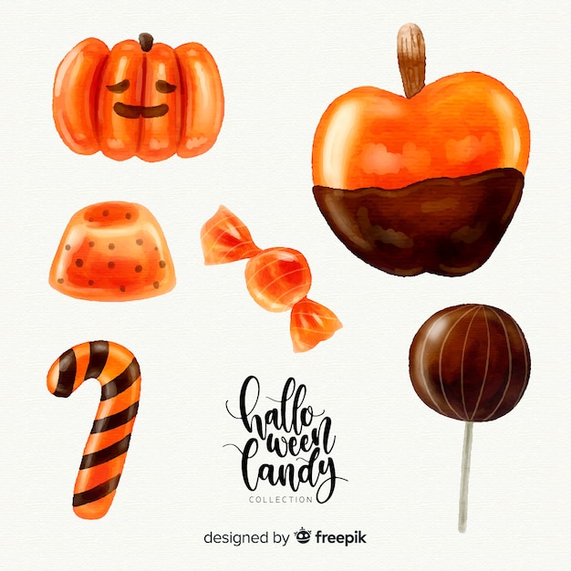 Raccolta di dolci di Halloween