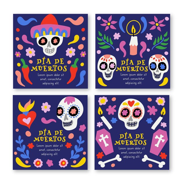Raccolta di post di instagram dia de muertos