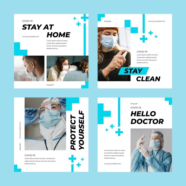 Raccolta di post instagram piatto coronavirus