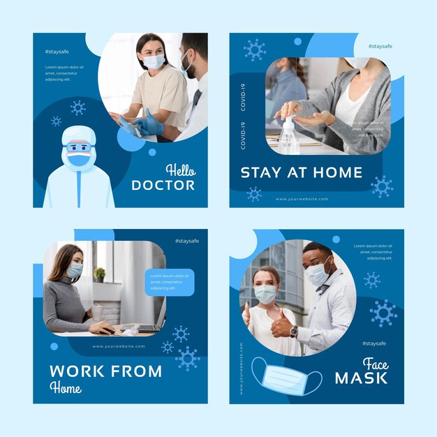 Raccolta di post su instagram di coronavirus
