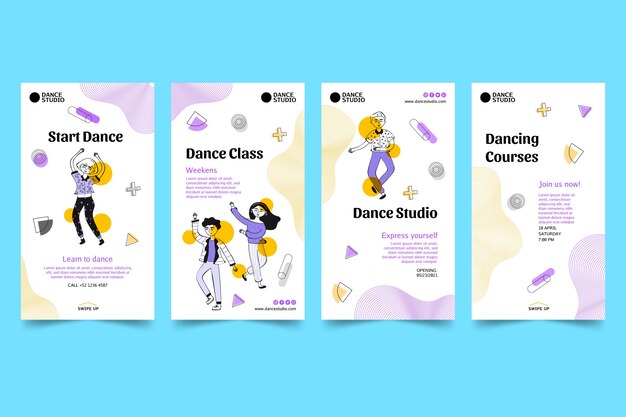 Raccolta di storie di instagram danzanti