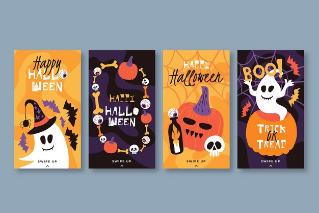 Raccolta di storie di instagram di Halloween