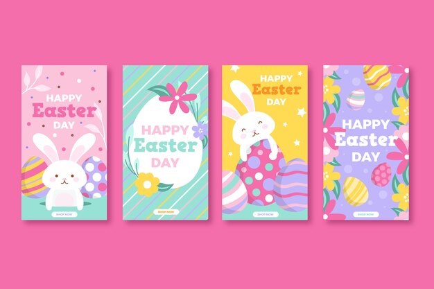 Raccolta di storie instagram del giorno di Pasqua