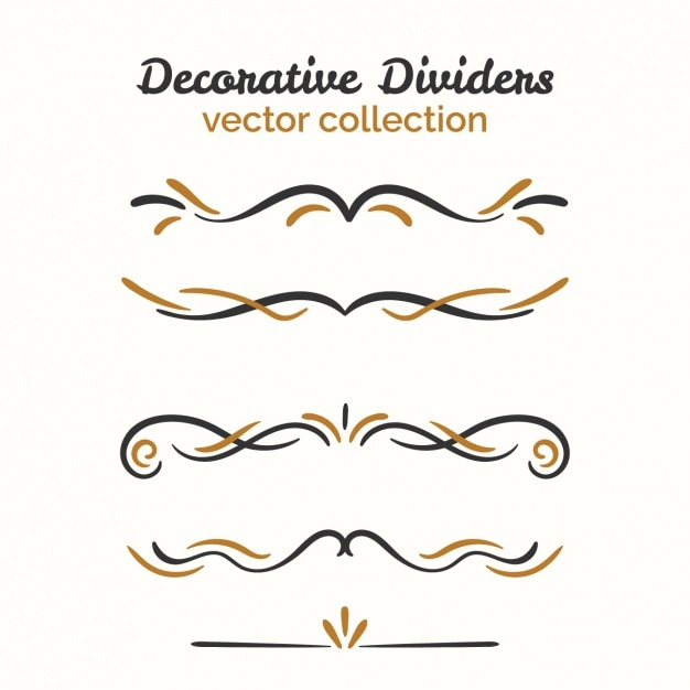 raccolta ornamenti decorativi