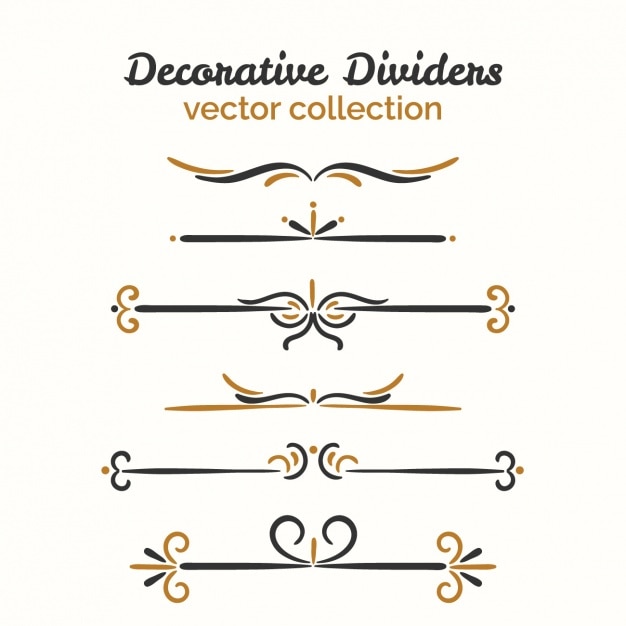 raccolta ornamenti decorativi