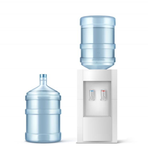 Raffreddatore d'acqua e bottiglia grande per ufficio e casa