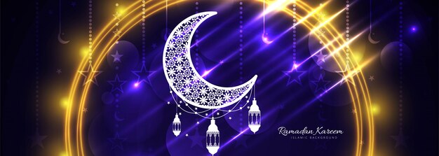Ramadan kareem sfondo colorato