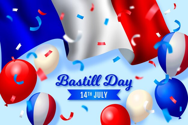 Realistico concetto di Bastille Day