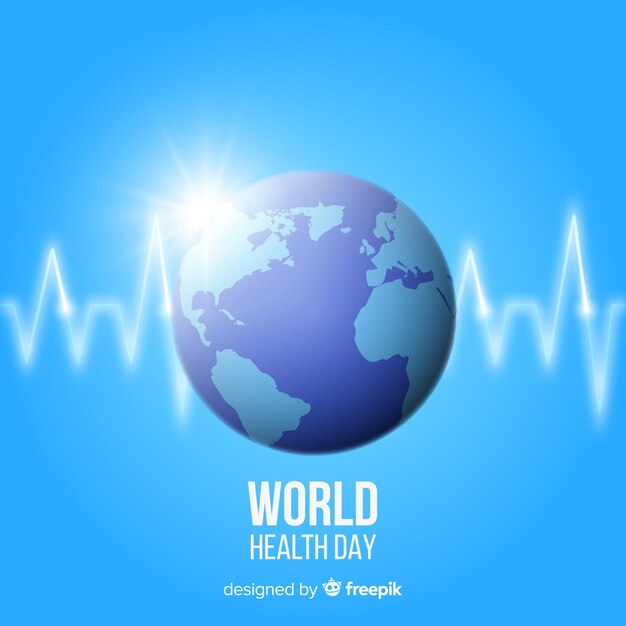 Realistico sfondo giornata mondiale della salute