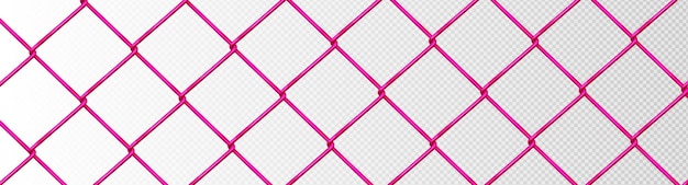 Recinzione a rete metallica in rete metallica rosa