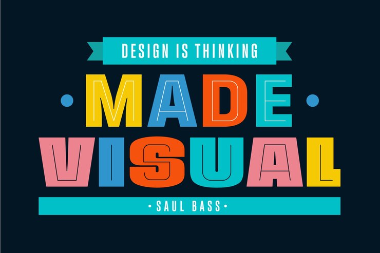 Vettore gratuito reso visivo famoso lettering lettering