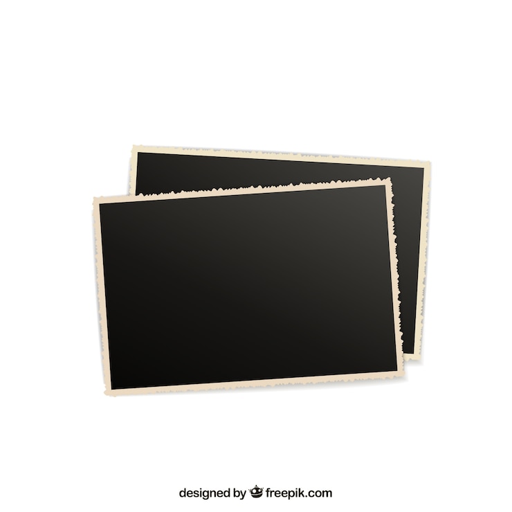 Vettore gratuito retro photo frame