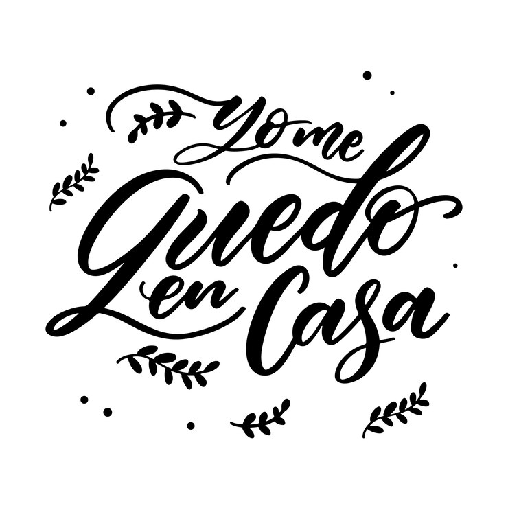 Vettore gratuito rimango a casa scritte