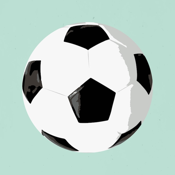 Vettore gratuito risorsa di progettazione di sovrapposizione di adesivi di calcio vettorizzati
