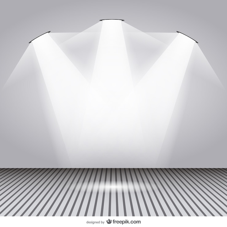 Vettore gratuito room design faretto