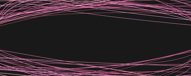 Vettore gratuito rosa e nero banner astratto