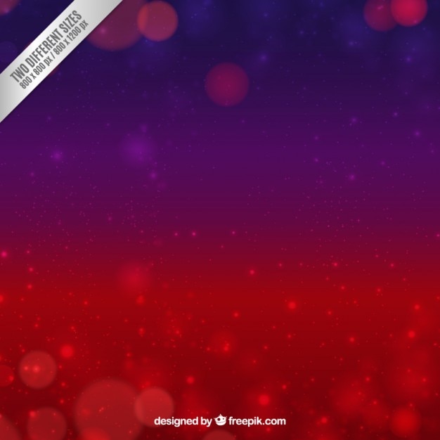 Vettore gratuito rosso al viola sfondo bokeh