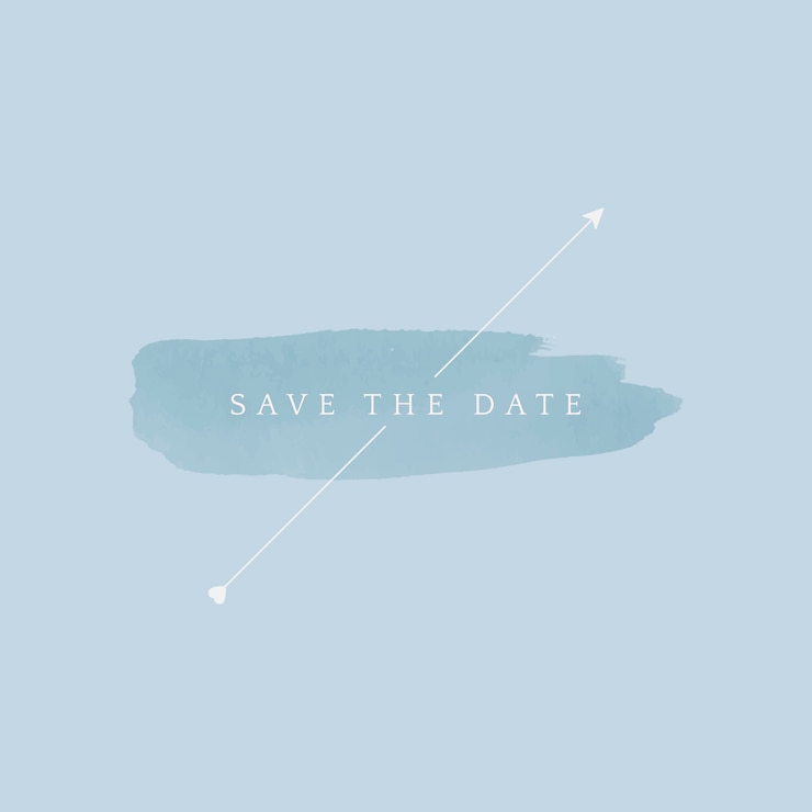 Vettore gratuito salvare il vettore di badge matrimonio data