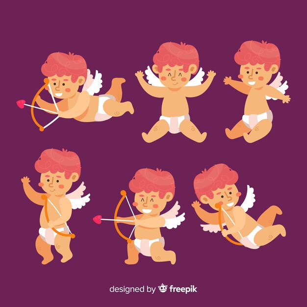 San Valentino disegnata a mano collezione Cupido