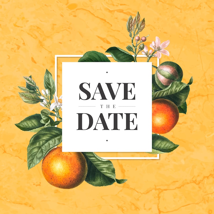 Vettore gratuito save the date