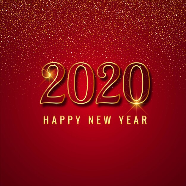 Scheda di celebrazione 2020 su rosso