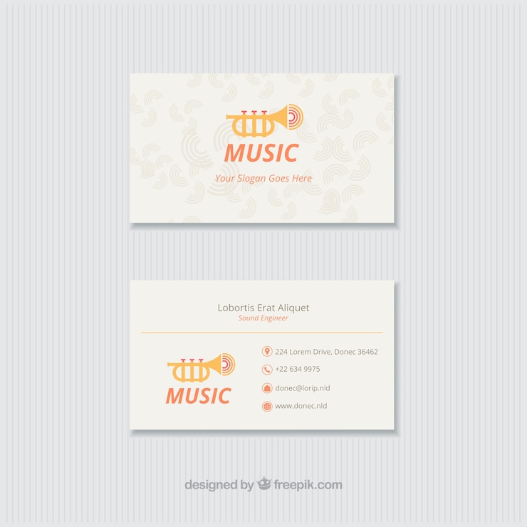 Vettore gratuito scheda divertimento per uno studio musicale