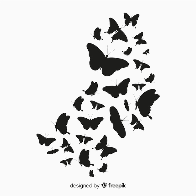 Sciame di farfalle