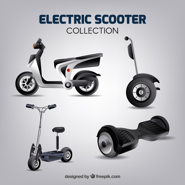 Scooter elettriche con stile realistico