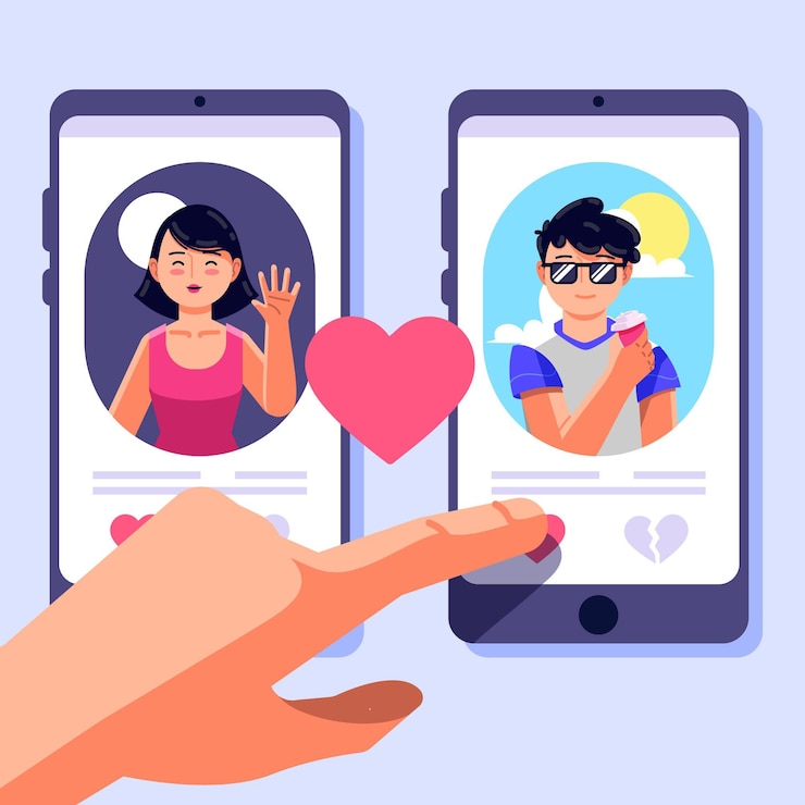 Vettore gratuito scorri l'app per appuntamenti