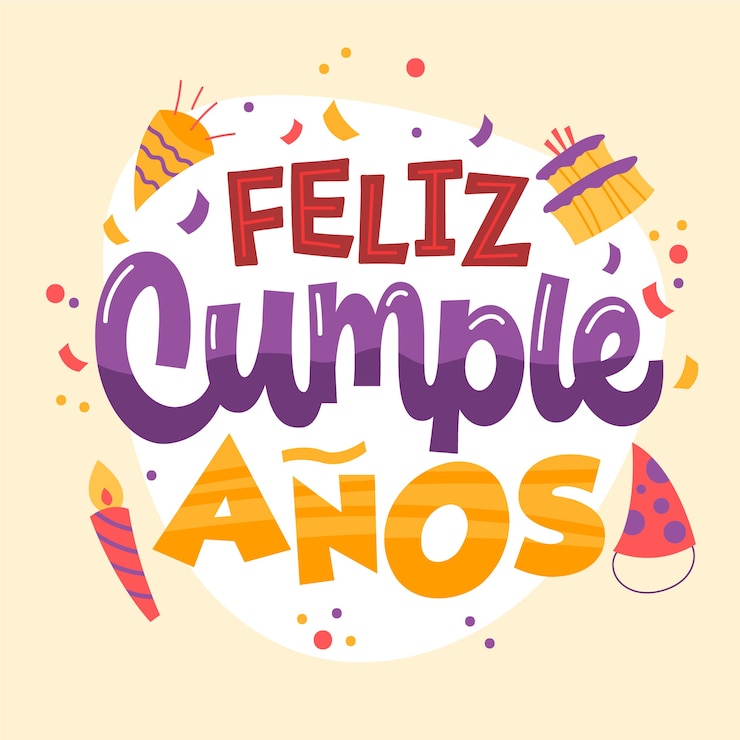 Vettore gratuito scritte con buon compleanno