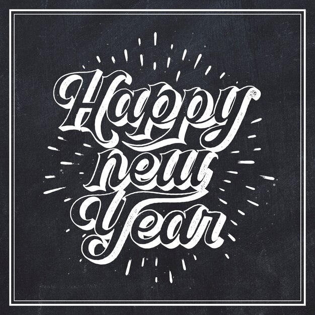 Scritte d'epoca felice anno nuovo 2020