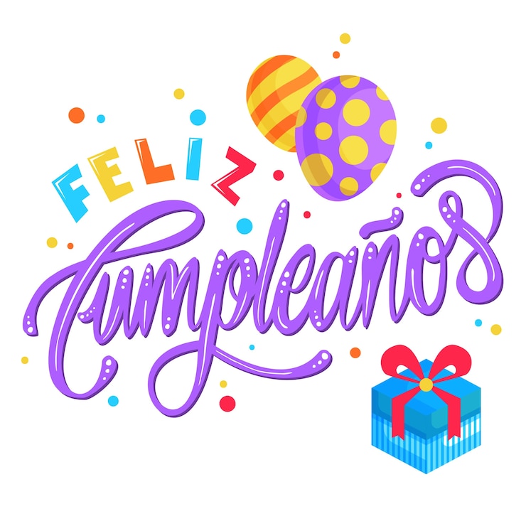 Vettore gratuito scritte di buon compleanno