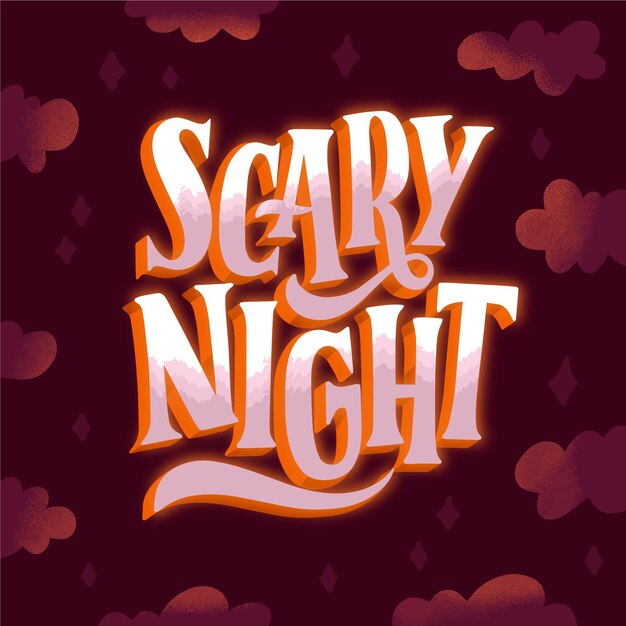 Scritte lettere notturne