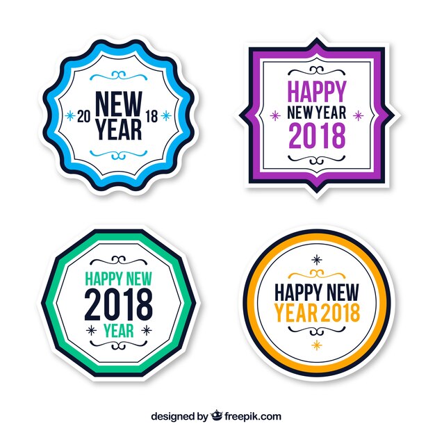 Semplice collezione 2018 per il nuovo anno