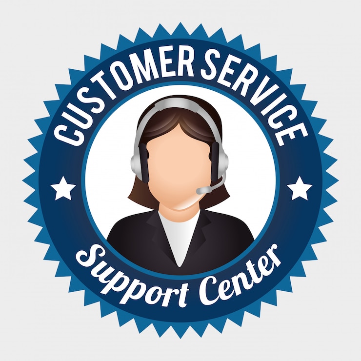 Vettore gratuito servizio clienti e supporto tecnico