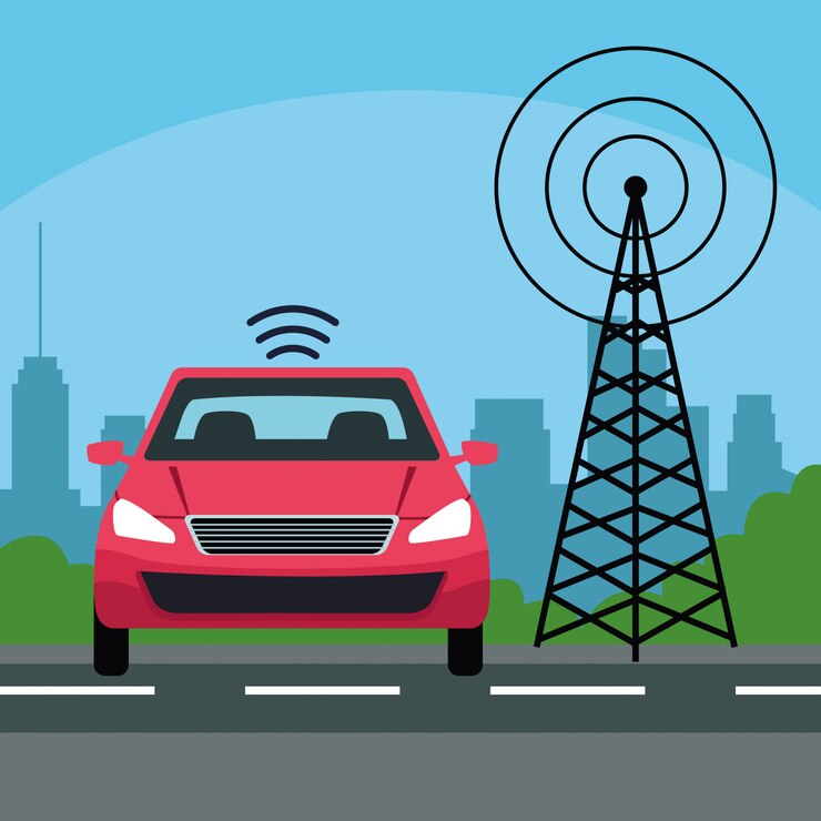 Vettore gratuito servizio di localizzazione gps