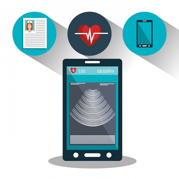 Vettore gratuito servizio di tecnologia sanitaria
