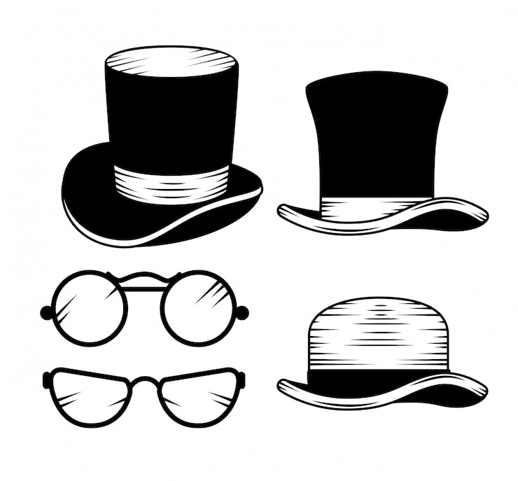 Vettore gratuito set di accessori moda maschile