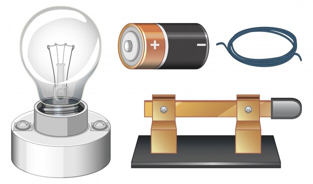 Set di attrezzature scientifiche per la produzione di elettricità